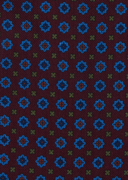Foulard Silk Ascot Burgundy - Paul Stuart