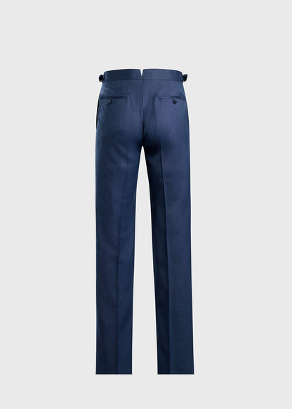 Super 120s Pindot Wool Andrew Suit Blue - Paul Stuart