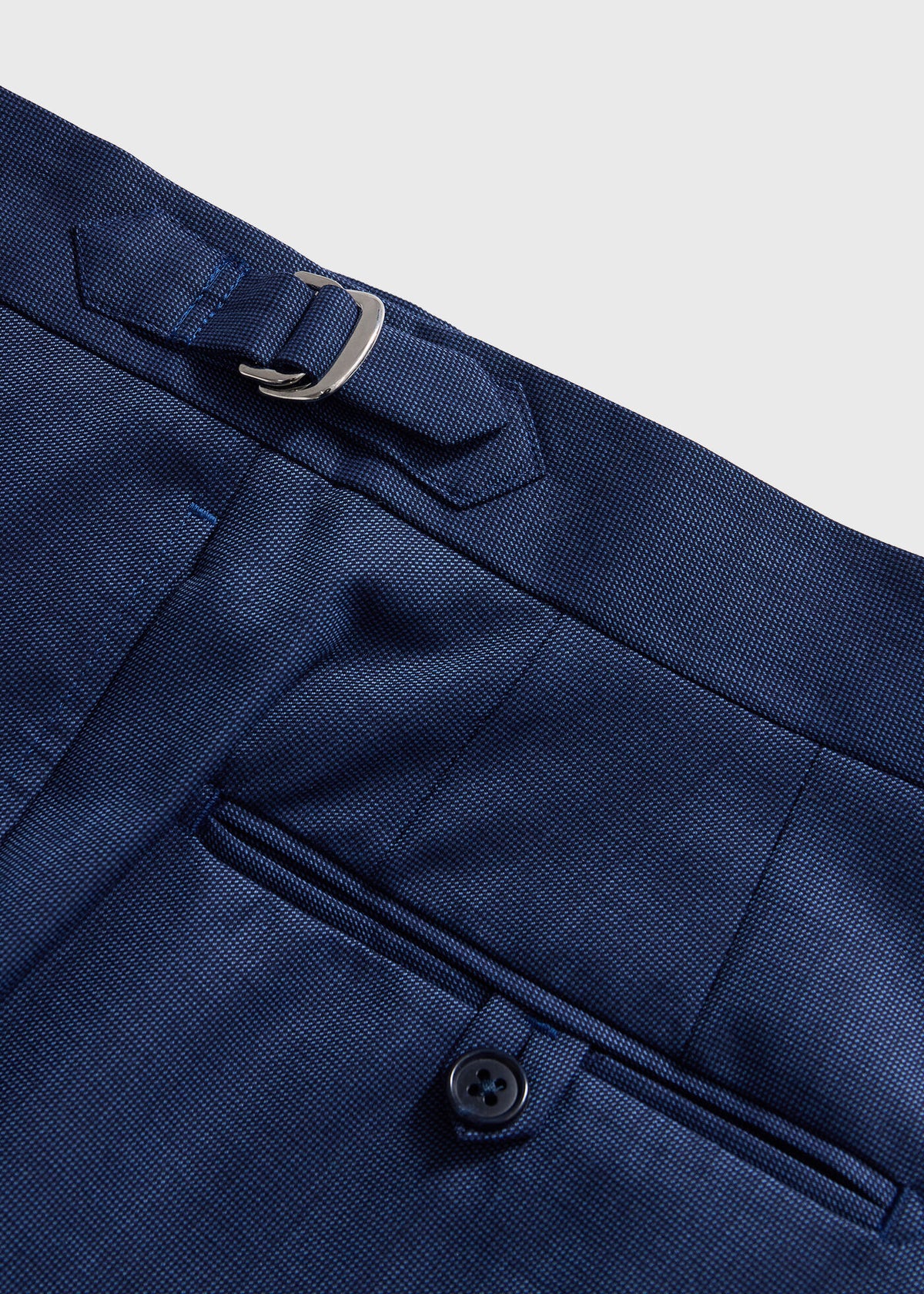 Super 120s Pindot Wool Andrew Suit Blue - Paul Stuart