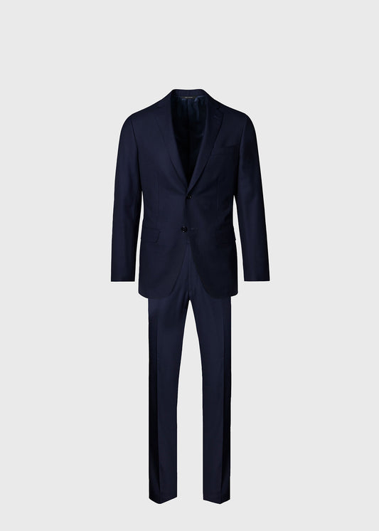 Super 150s Wool Drake Suit Navy - Paul Stuart