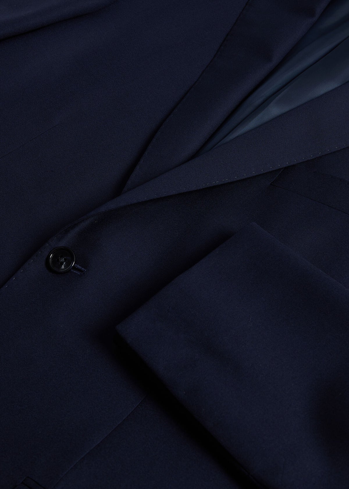 Super 150s Wool Drake Suit Navy - Paul Stuart