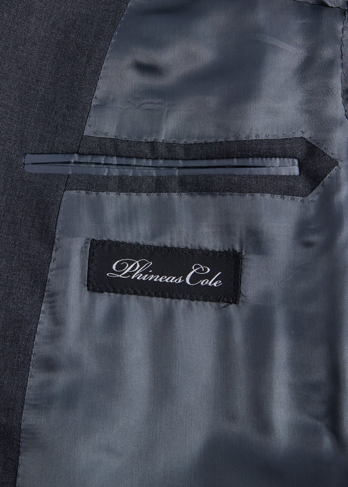 Super 150s Wool Drake Suit Mid Grey - Paul Stuart