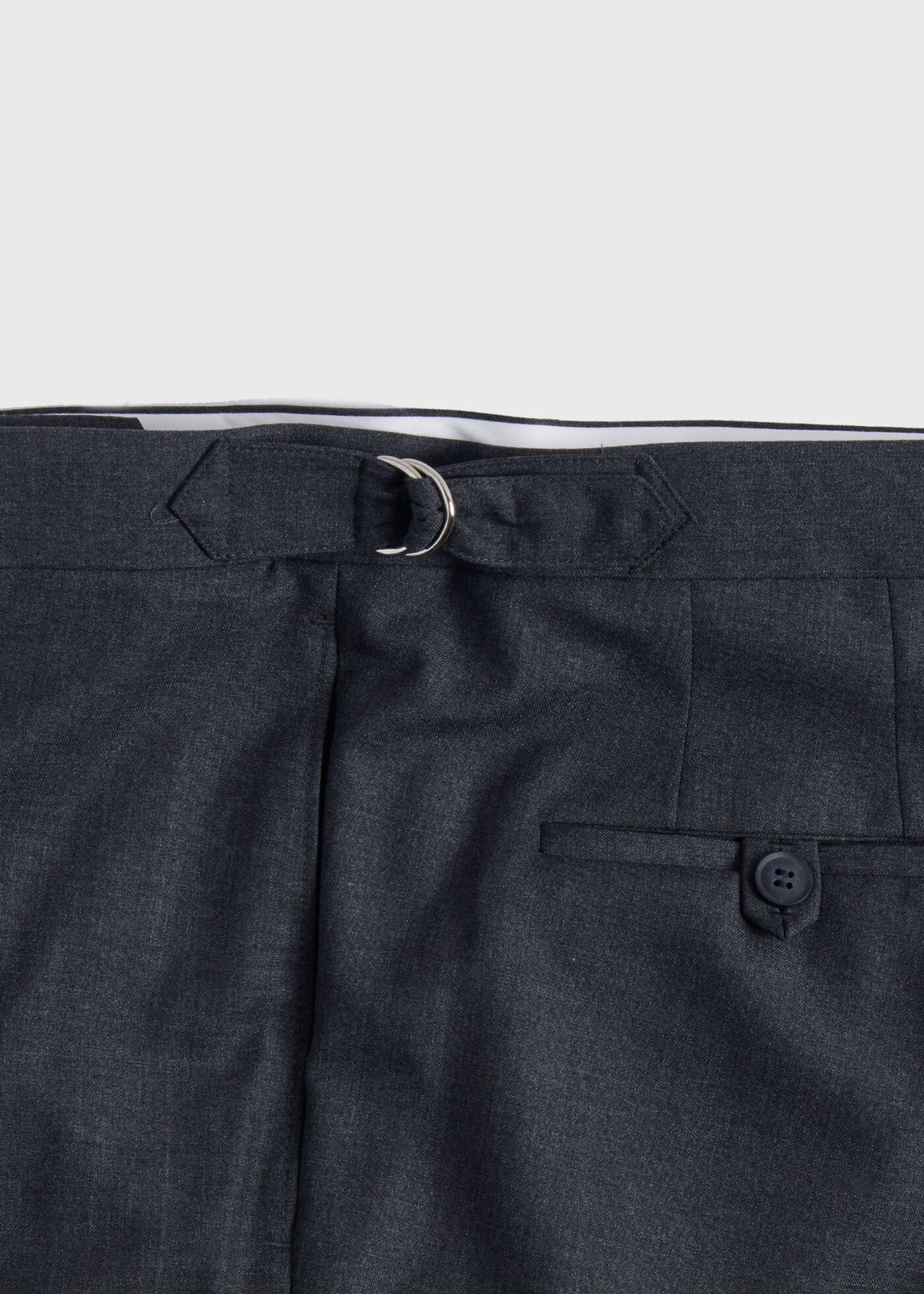 Super 150s Wool Drake Suit Mid Grey - Paul Stuart