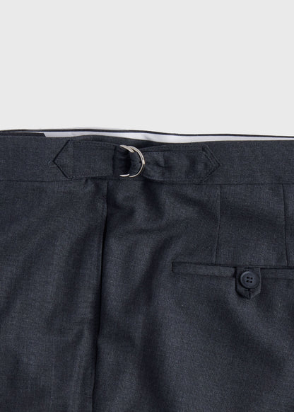 Super 150s Wool Drake Suit Mid Grey - Paul Stuart