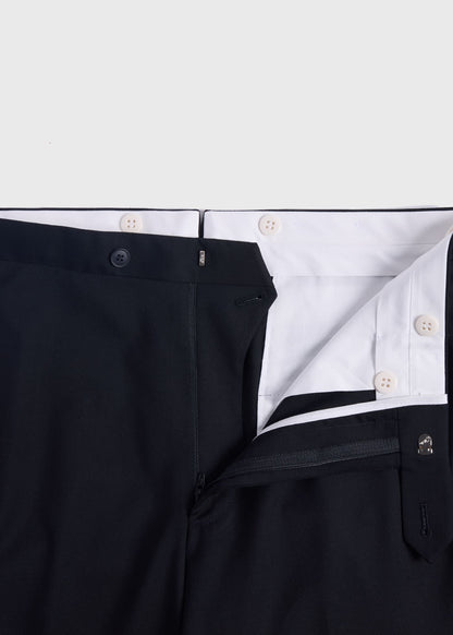 Super 110s Wool Suit Black - Paul Stuart