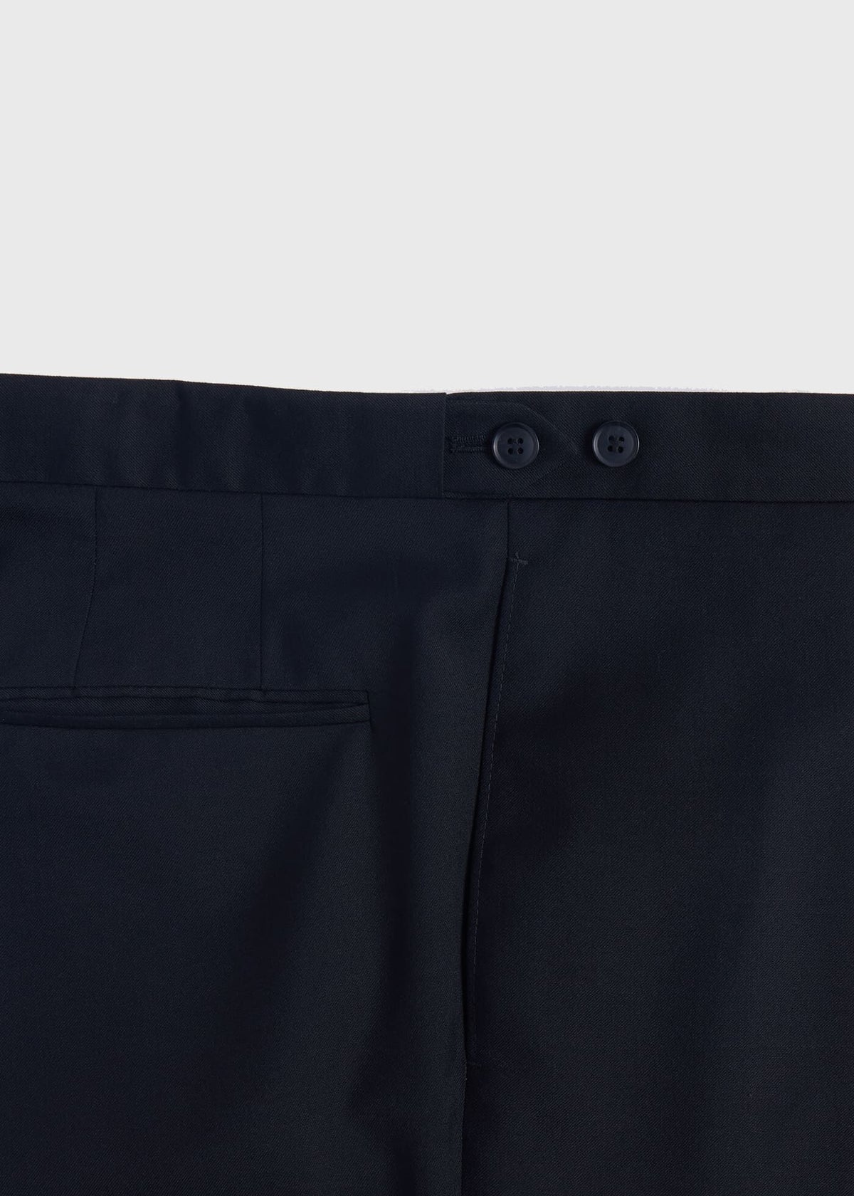 Super 110s Wool Suit Black - Paul Stuart