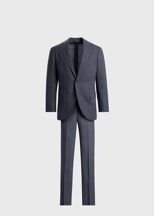 Super 120s Lightweight Summer Suit Light Grey - Paul Stuart