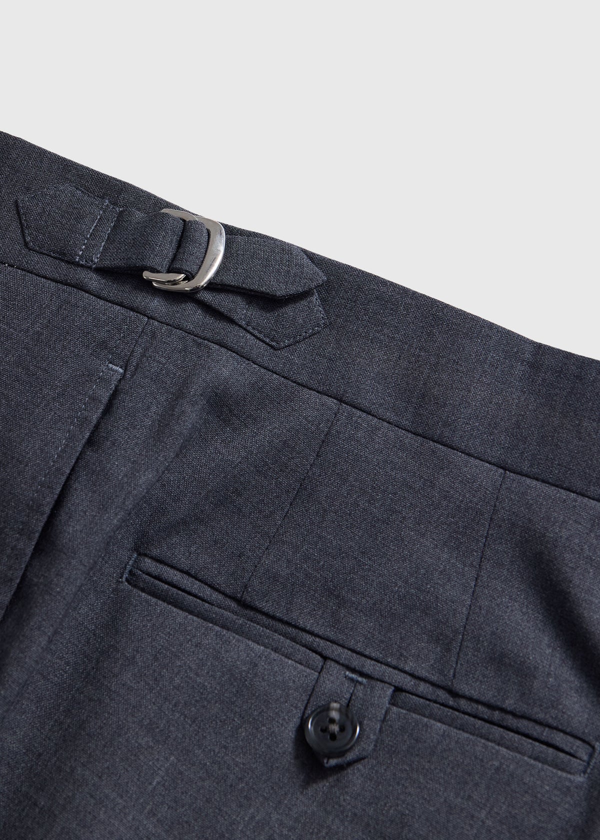 Super 120s Lightweight Summer Suit Light Grey - Paul Stuart