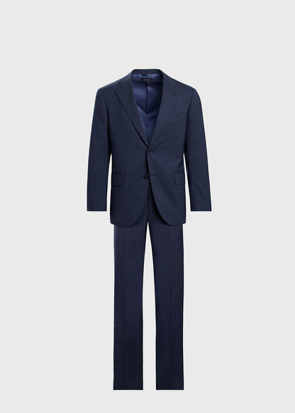 All Year Super 120s Wool Suit Navy - Paul Stuart