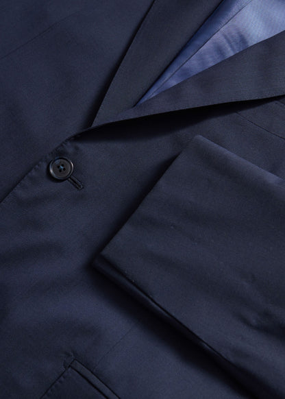 All Year Super 120s Wool Suit Navy - Paul Stuart