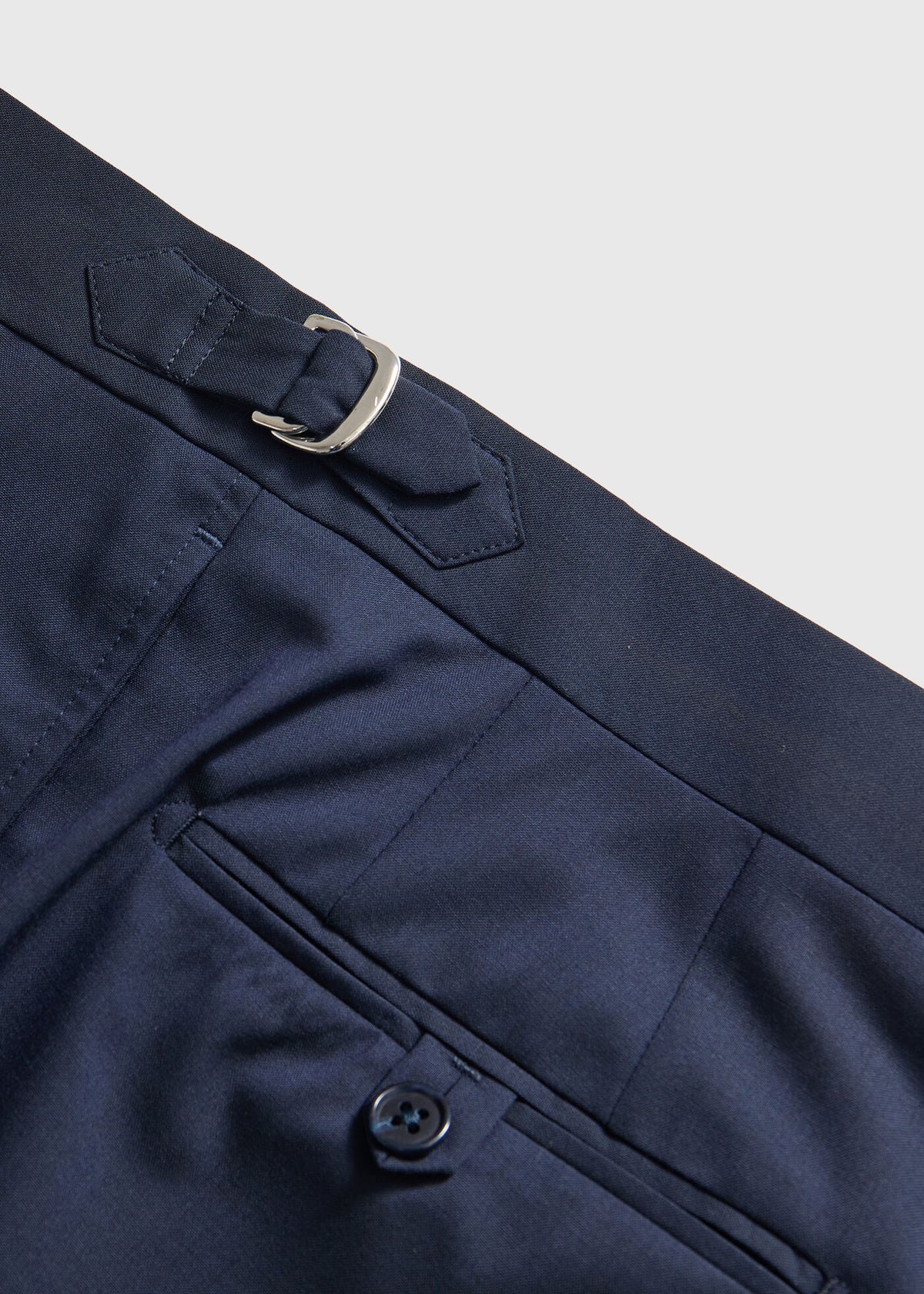 All Year Super 120s Wool Suit Navy - Paul Stuart