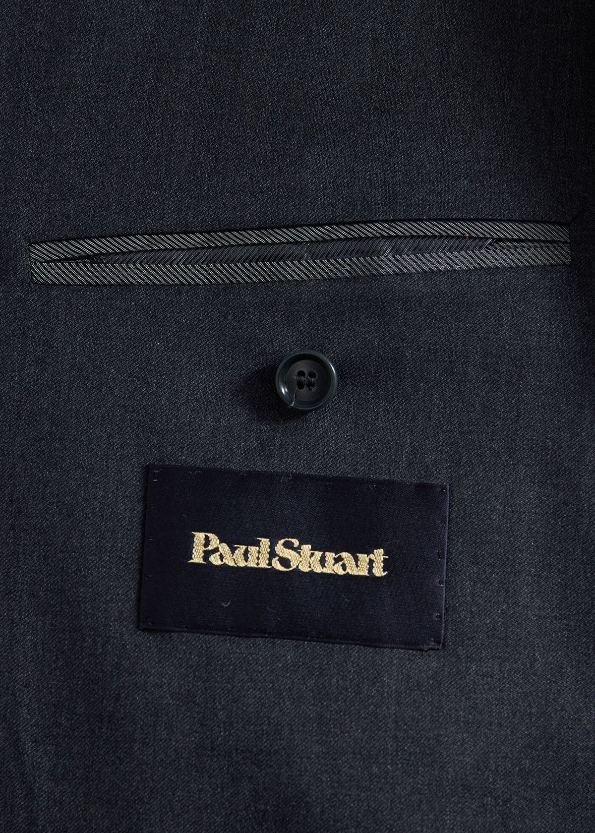 All Year Wool Double Breasted Suit Grey - Paul Stuart