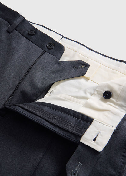 All Year Wool Double Breasted Suit Grey - Paul Stuart