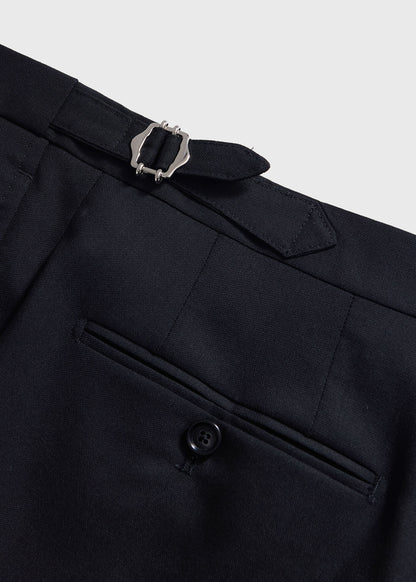 All Year Wool Double Breasted Suit Black - Paul Stuart
