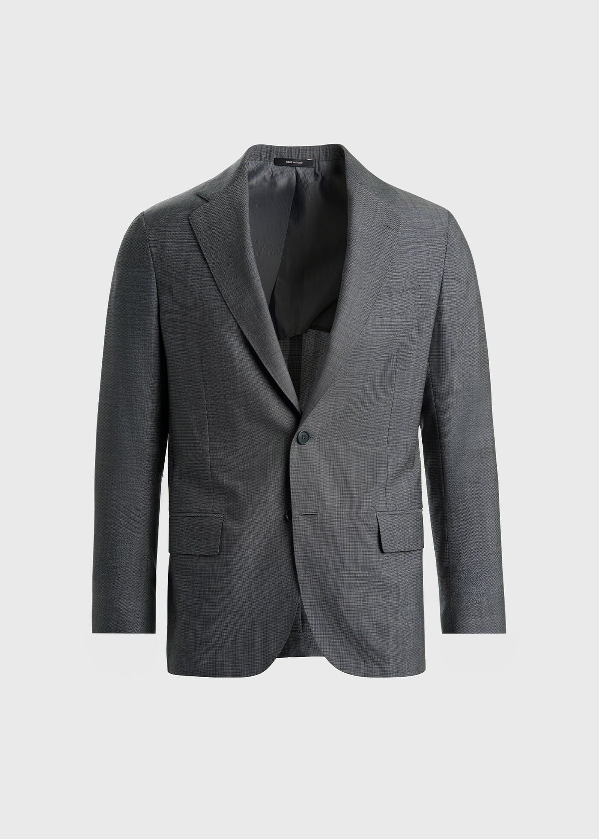 All Year Wool Pindot Suit Grey - Paul Stuart