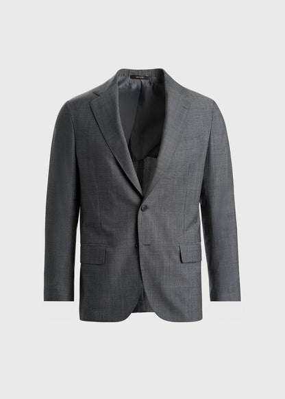 All Year Wool Pindot Suit Grey - Paul Stuart