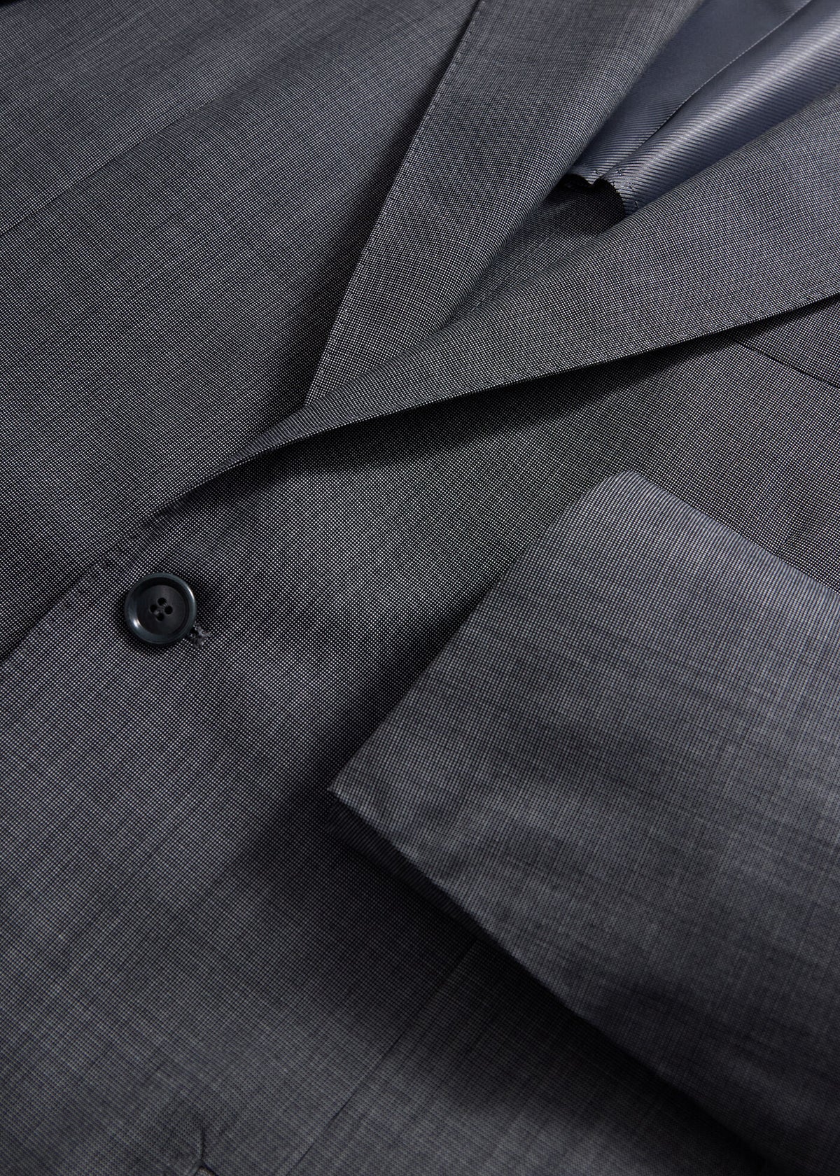 All Year Wool Pindot Suit Grey - Paul Stuart