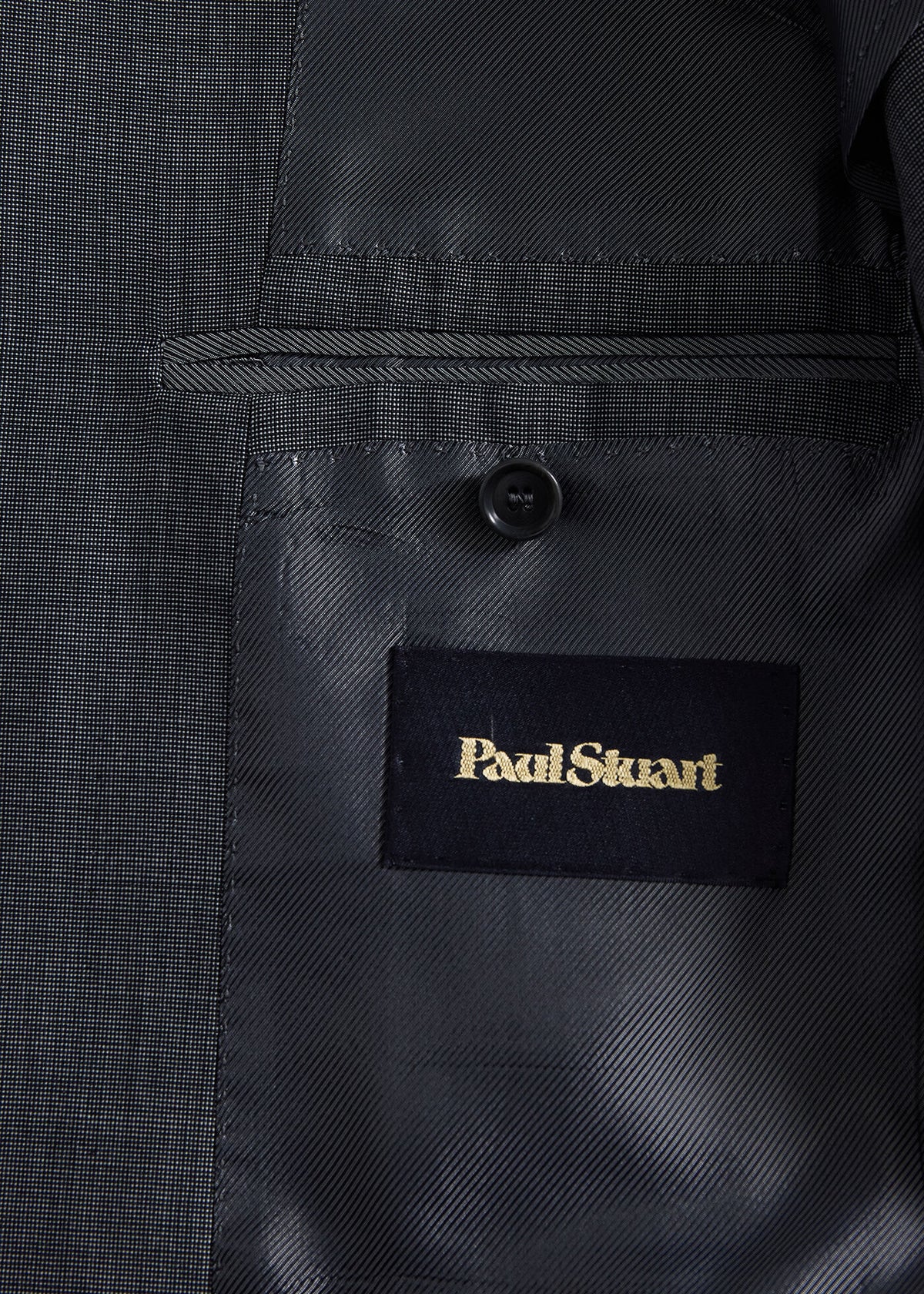 All Year Wool Pindot Suit Grey - Paul Stuart