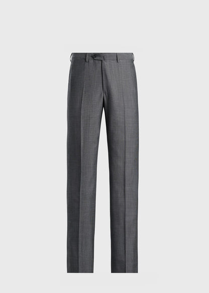 All Year Wool Pindot Suit Grey - Paul Stuart