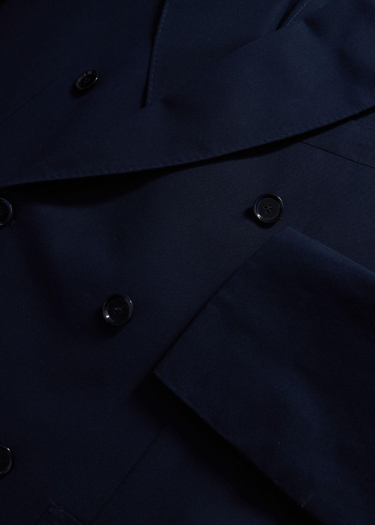 All Year Cotton Double Breasted Suit Navy - Paul Stuart