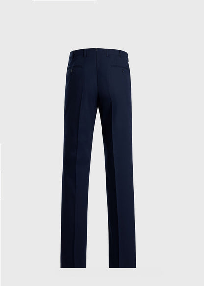 All Year Cotton Double Breasted Suit Navy - Paul Stuart