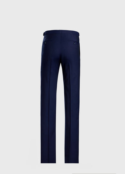 Super 130s Wool Double Breasted Suit Navy - Paul Stuart