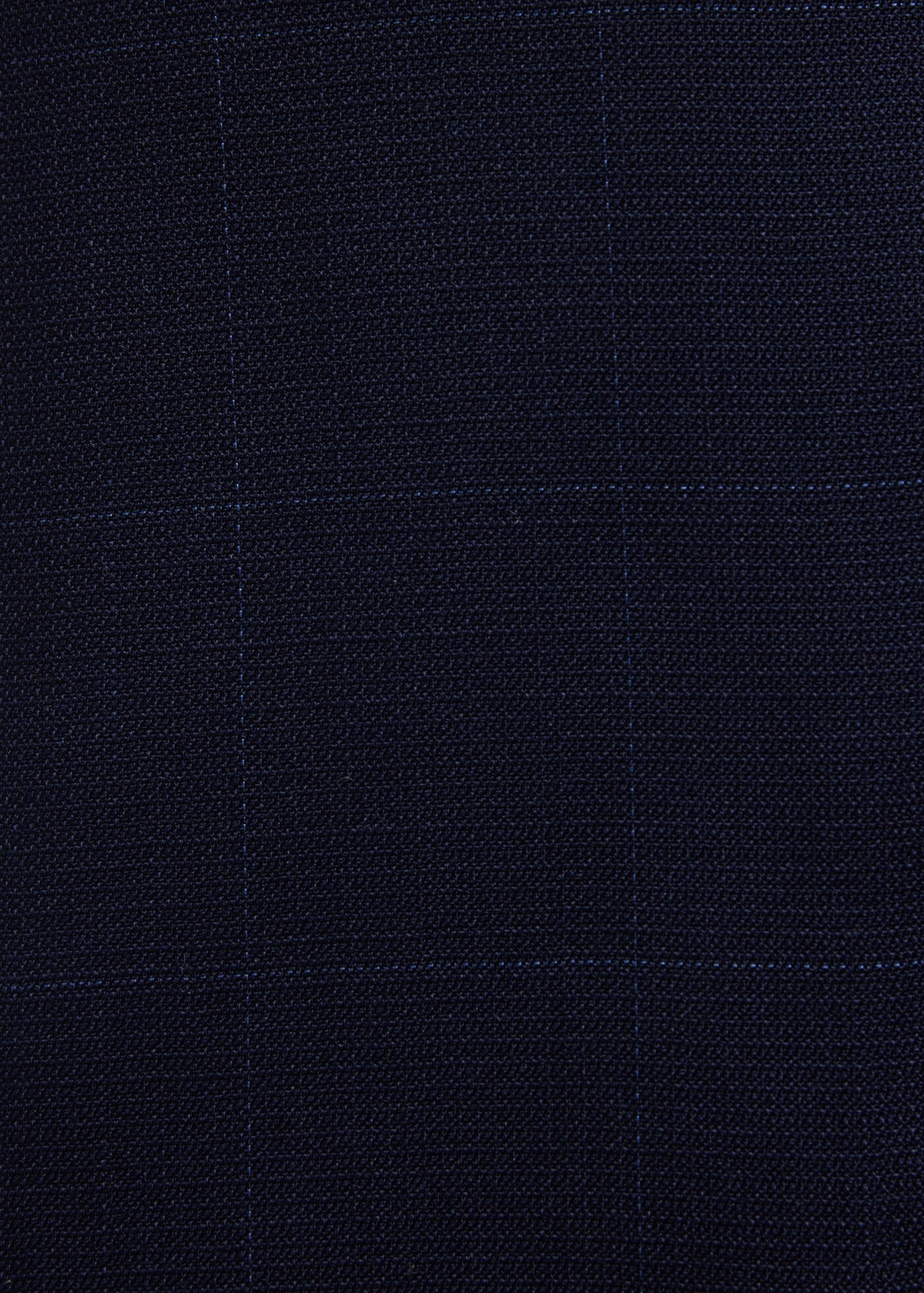 Wool Windowpane Suit Navy - Paul Stuart
