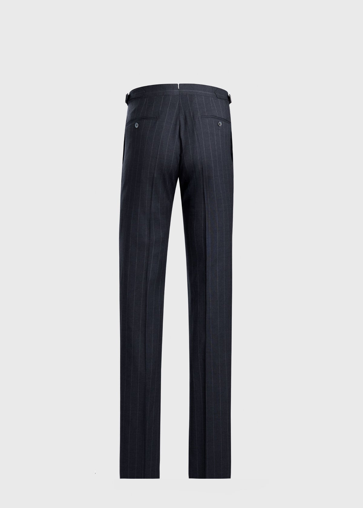 All Year Wool Stripe Suit Grey - Paul Stuart