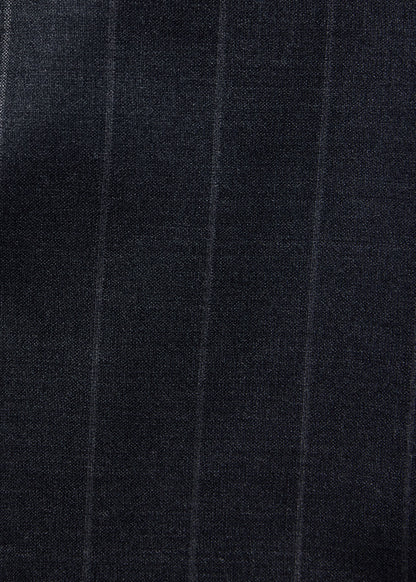 All Year Wool Stripe Suit Grey - Paul Stuart