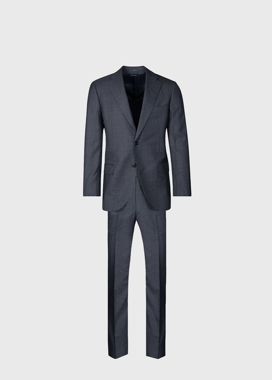 Grey Super 110s Wool Suit Grey - Paul Stuart