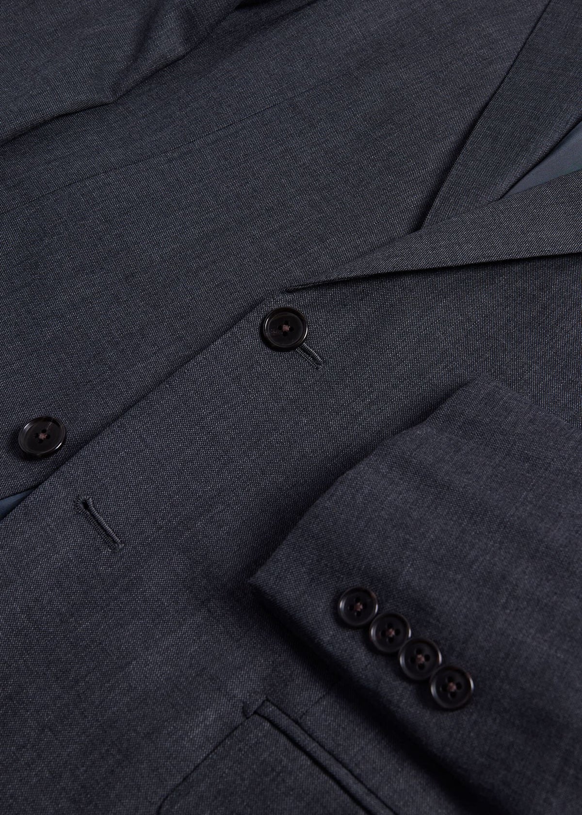 Grey Super 110s Wool Suit Grey - Paul Stuart