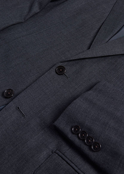 Grey Super 110s Wool Suit Grey - Paul Stuart