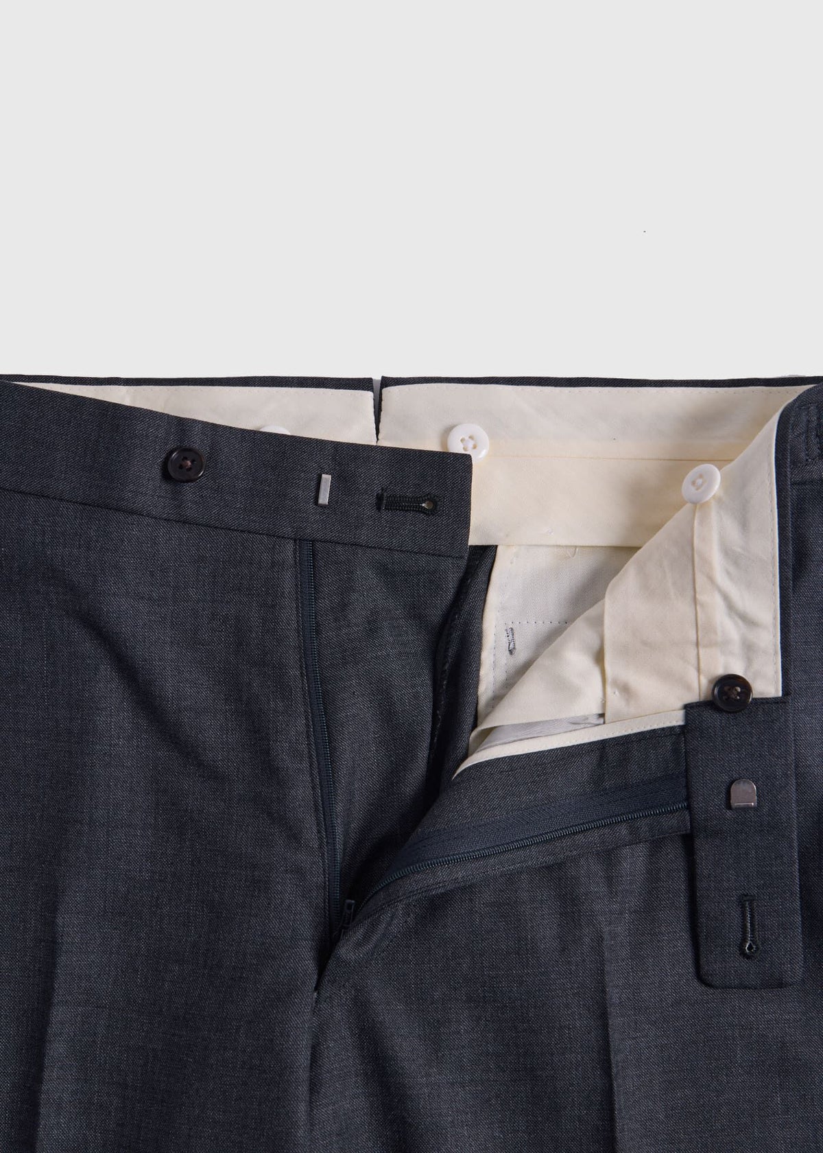 Grey Super 110s Wool Suit Grey - Paul Stuart