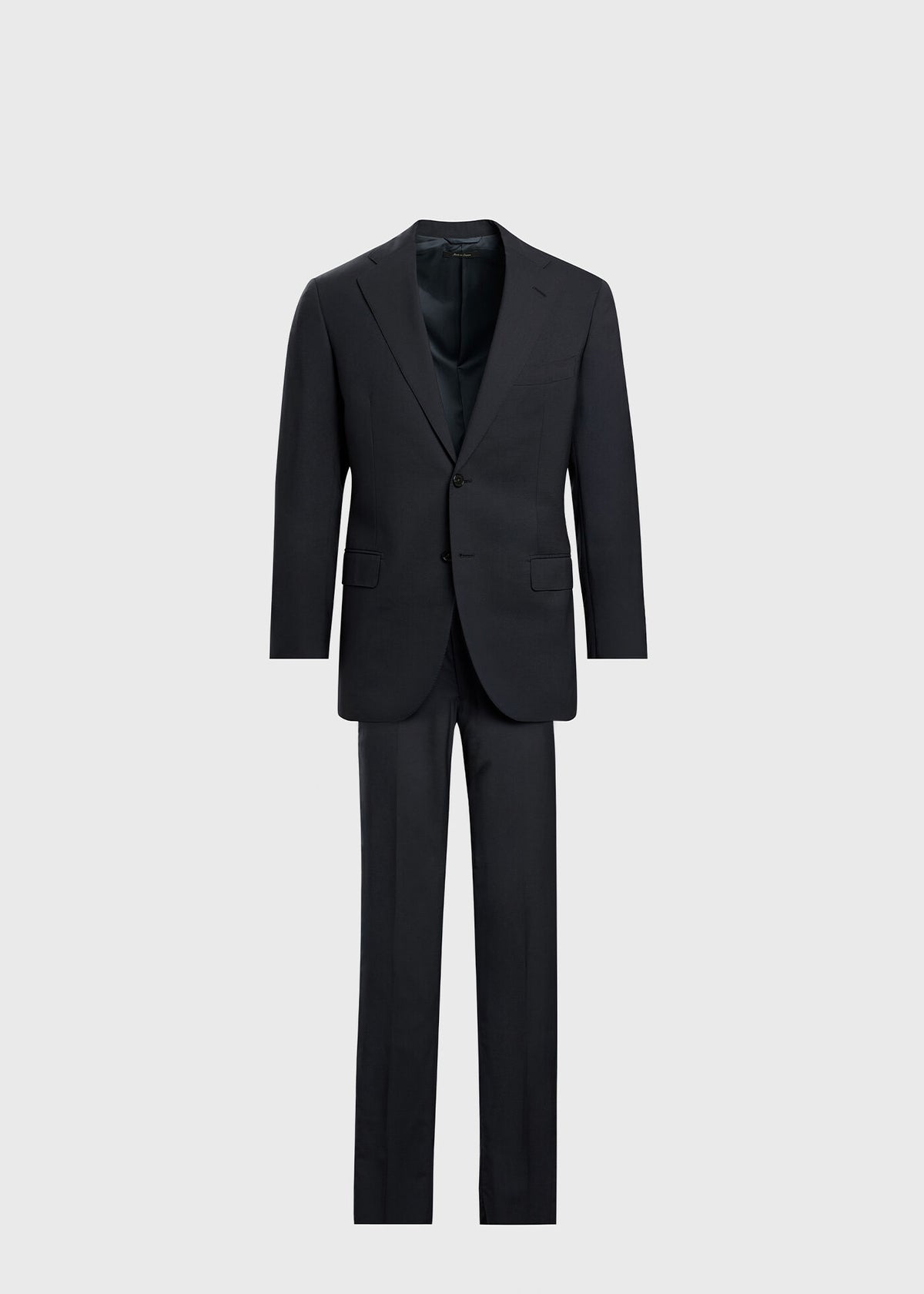 Super 120s Lightweight Wool Suit Charcoal - Paul Stuart