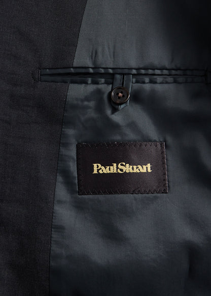 Super 120s Lightweight Wool Suit Charcoal - Paul Stuart