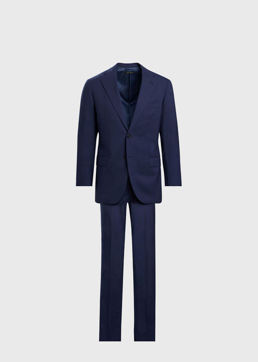 Super 120s Lightweight Wool Suit Charcoal - Paul Stuart