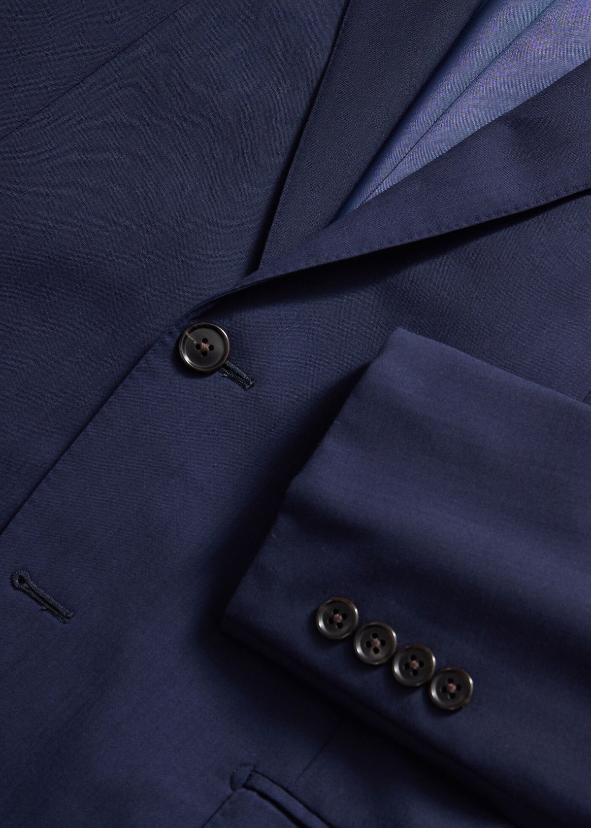 Super 120s Lightweight Wool Suit Charcoal - Paul Stuart