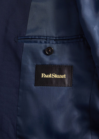 Super 120s Lightweight Wool Suit Charcoal - Paul Stuart