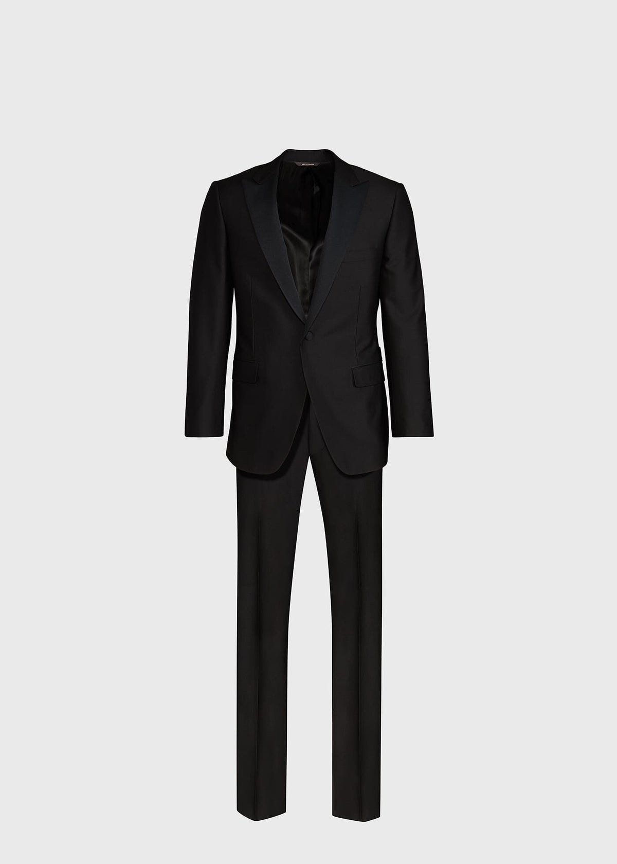 Super 120s Wool Paul Tuxedo Black - Paul Stuart