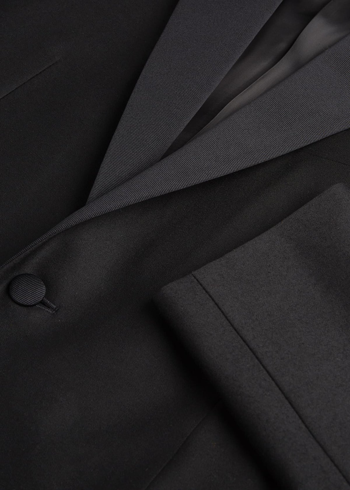 Super 120s Wool Paul Tuxedo Black - Paul Stuart