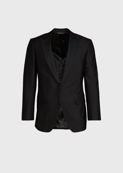 Super 120s Wool Paul Tuxedo Black - Paul Stuart