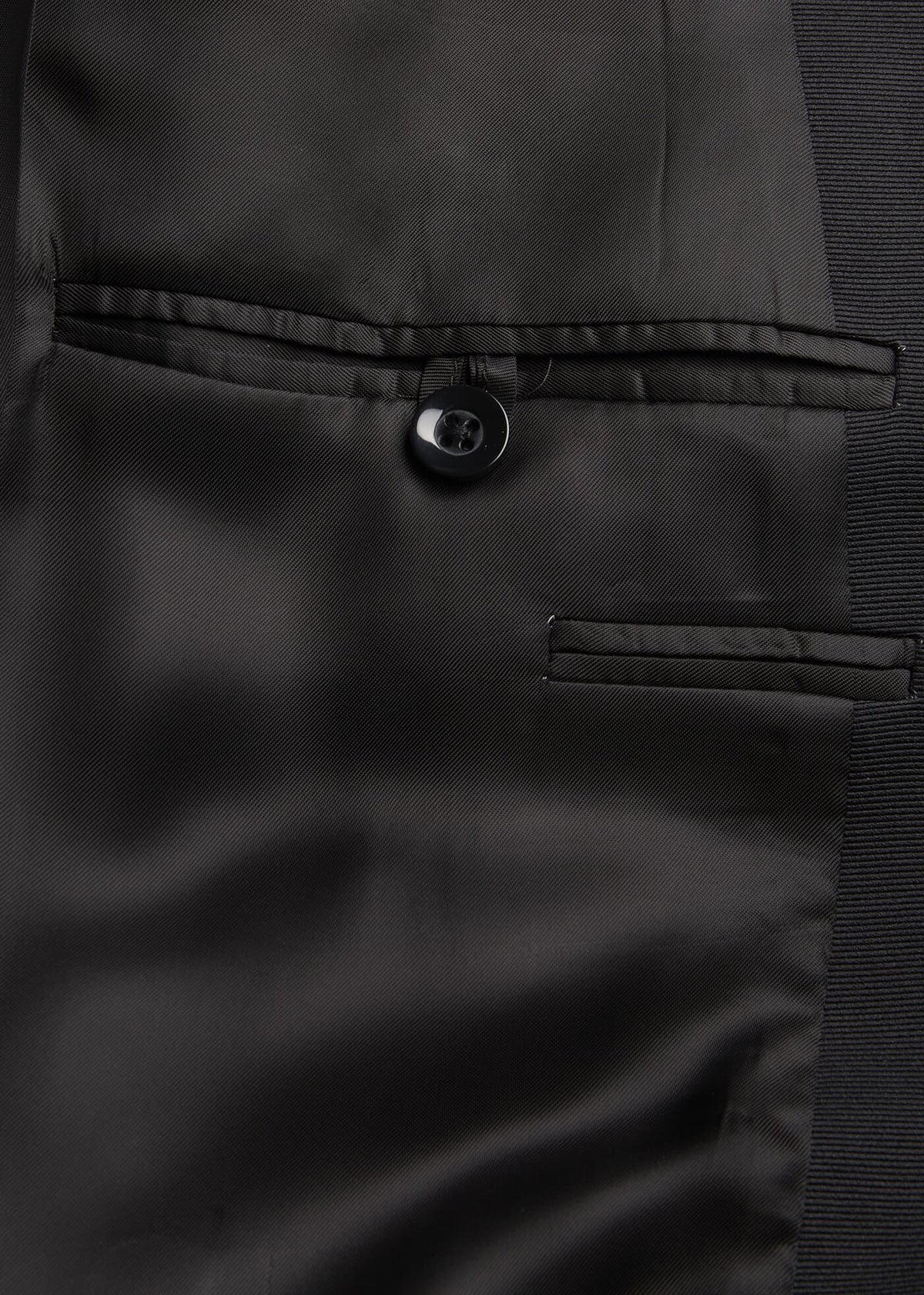 Super 120s Wool Paul Tuxedo Black - Paul Stuart