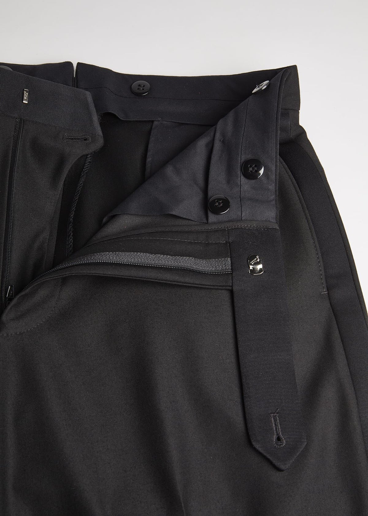 Super 120s Wool Paul Tuxedo Black - Paul Stuart