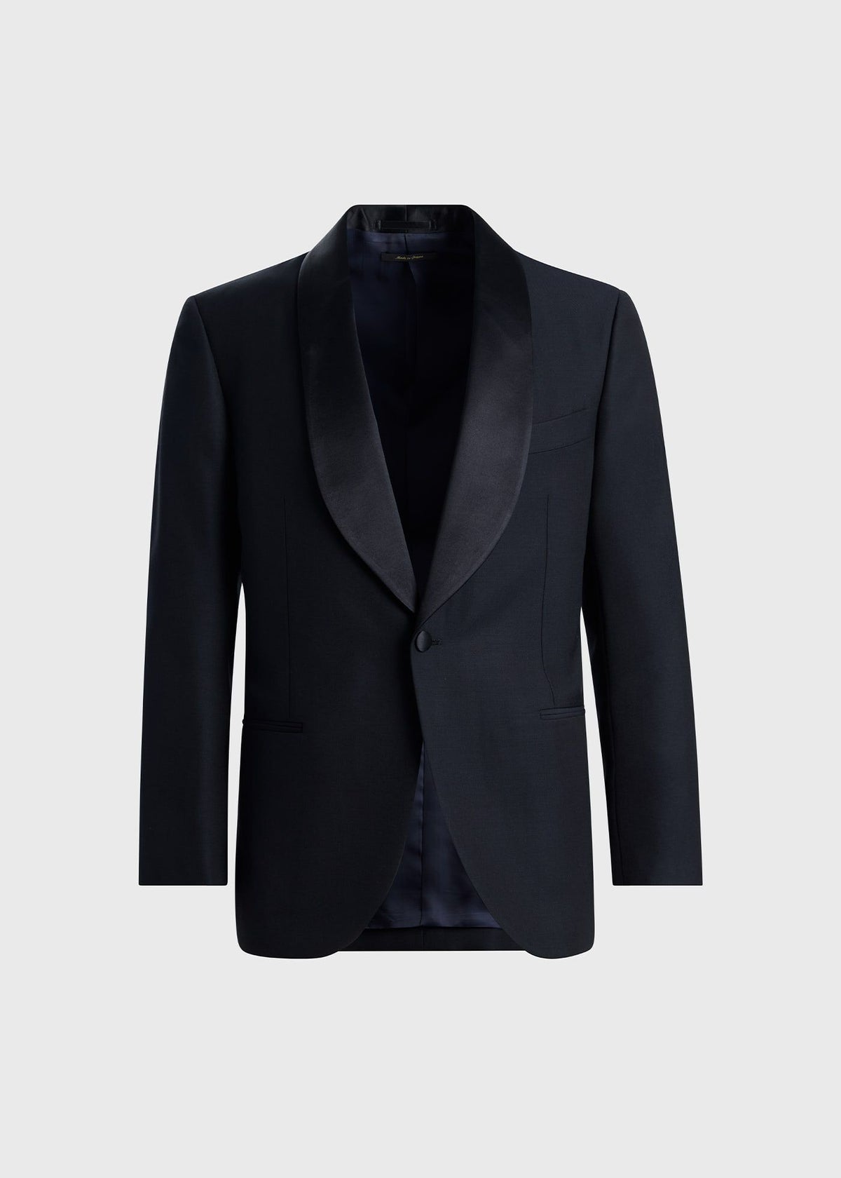 All Year Wool Shawl Collar Tuxedo Navy - Paul Stuart