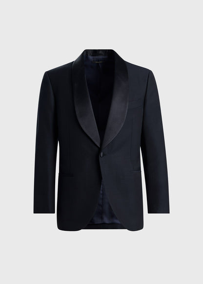 All Year Wool Shawl Collar Tuxedo Navy - Paul Stuart
