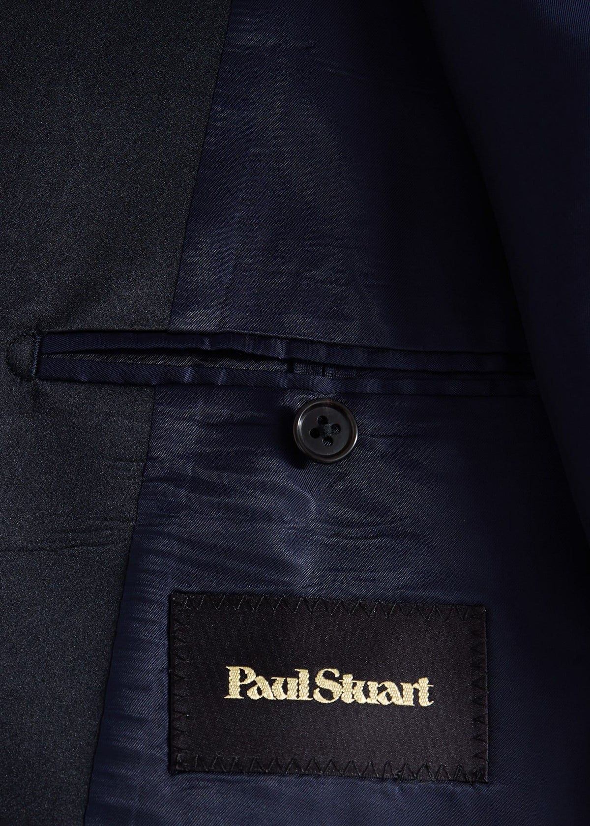 All Year Wool Shawl Collar Tuxedo Navy - Paul Stuart