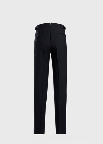 All Year Wool Tuxedo with Satin Notch Lapel Black - Paul Stuart
