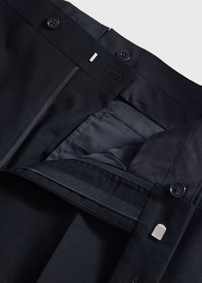 All Year Wool Tuxedo with Satin Notch Lapel Black - Paul Stuart