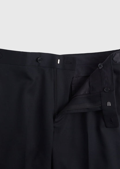 Wool Tuxedo with Satin Notch Lapel Black - Paul Stuart