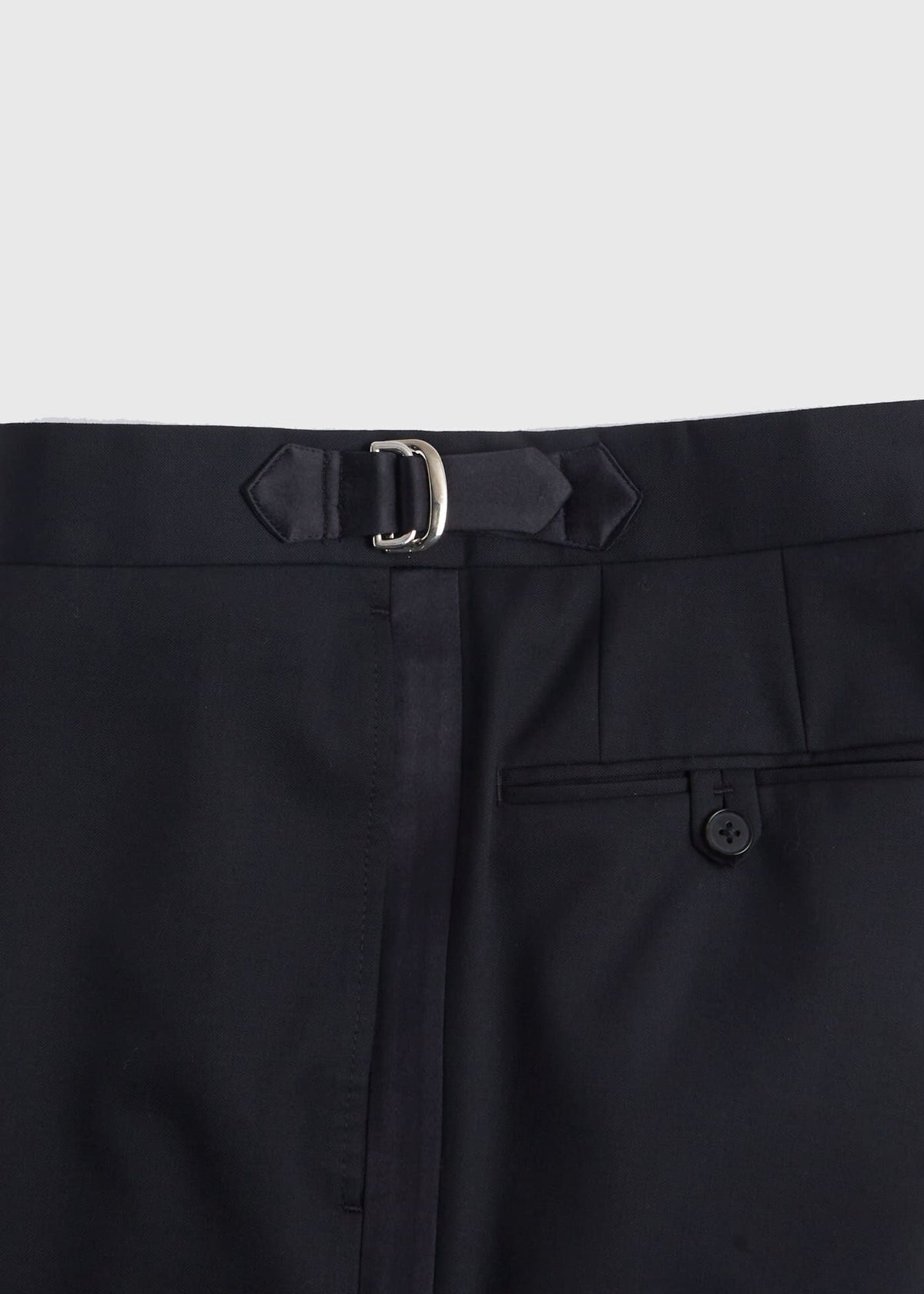 Wool Tuxedo with Satin Notch Lapel Black - Paul Stuart